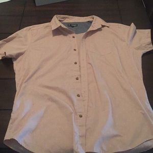 No Retreat short sleeve button up shirt
